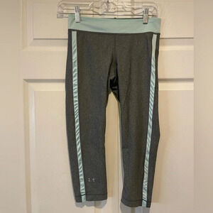 Under Armour Charcoal Gray Cropped Leggings
